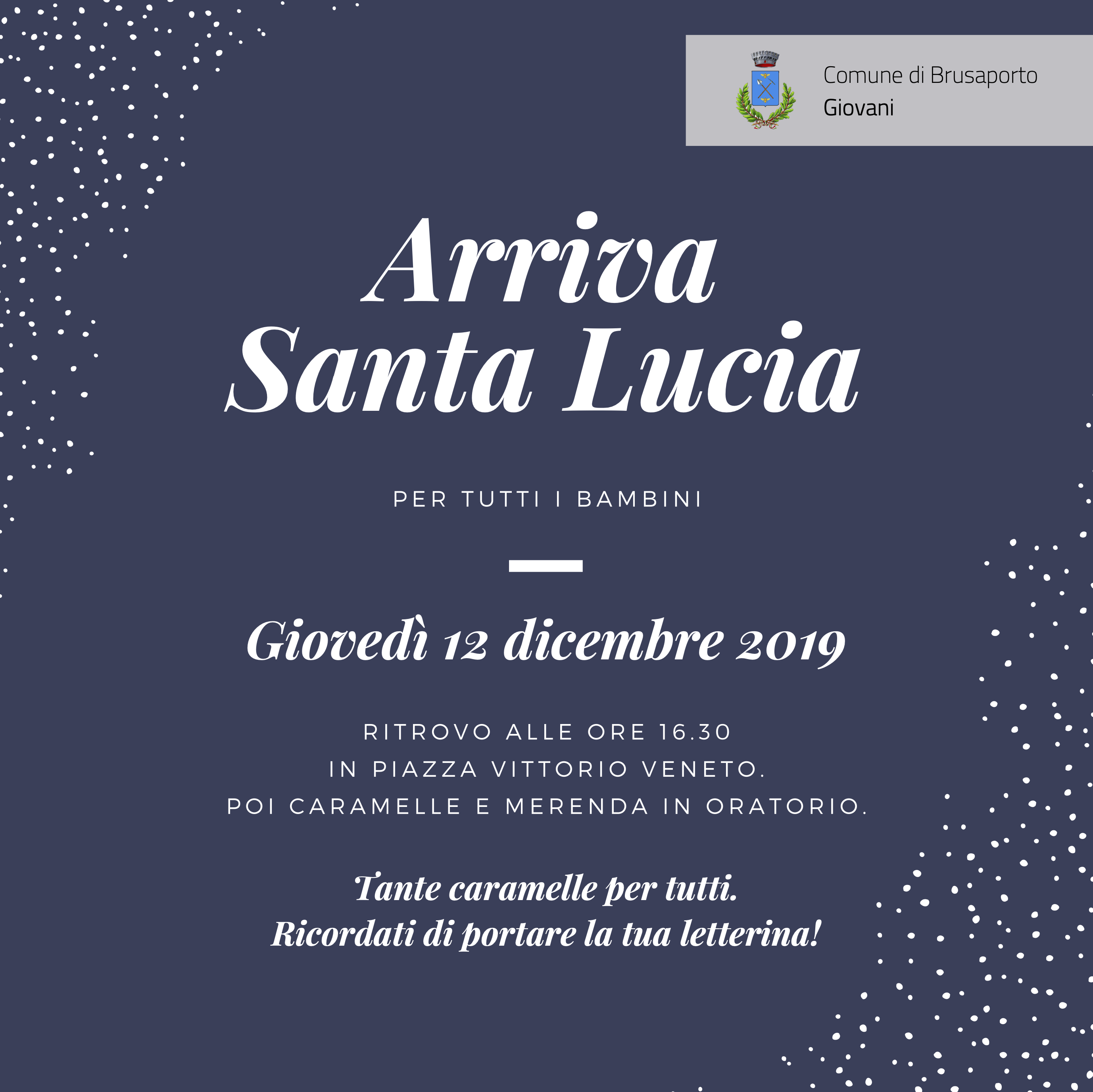 Immagine che raffigura Arriva Santa Lucia